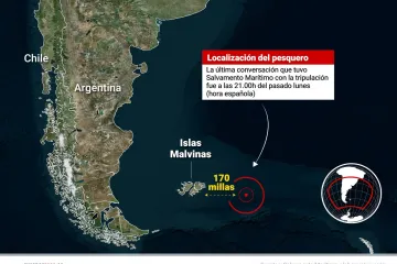 Ribarski brod potonuo kod Falklandskih otoka, strahuje se da je 6 osoba poginulo