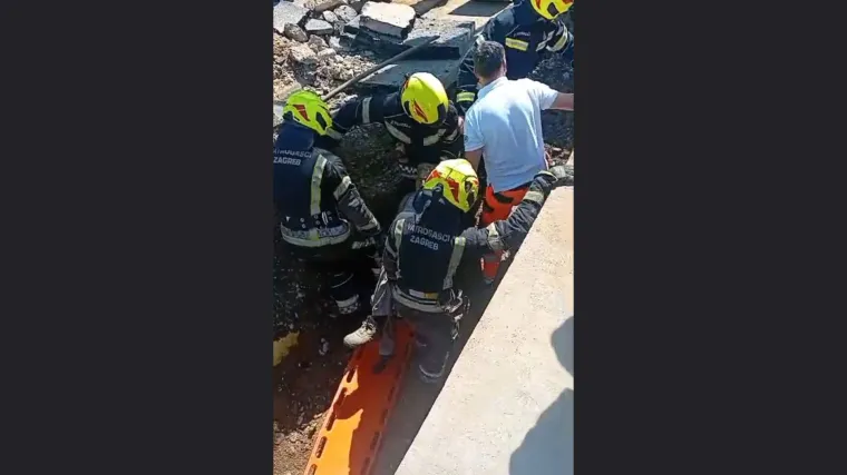 Doznajemo: Spa&scaron;ena dvojica zatrpanih radnika na gradili&scaron;tu. Jedan ima brojne ozljede