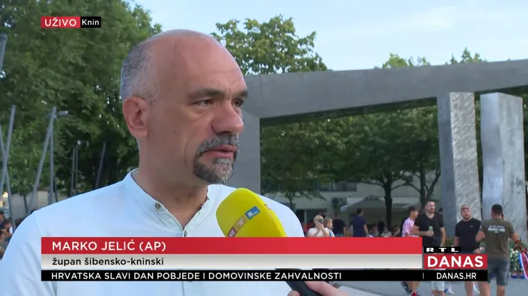 Župan Jelić: 'Proslava u Kninu je prošla dostojanstveno. Sve je bilo impresivno'