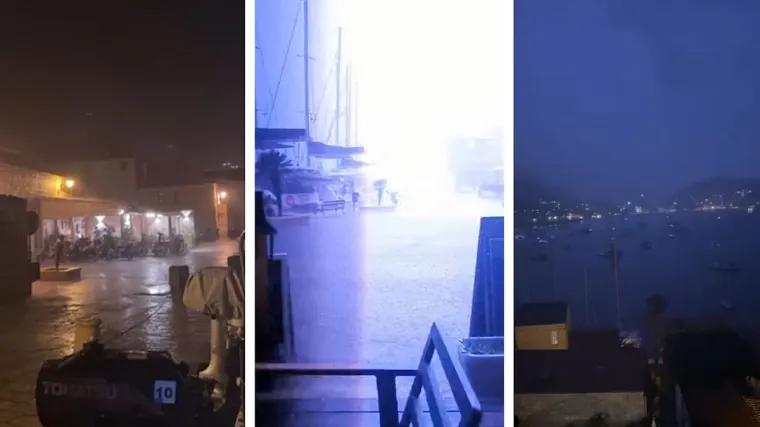 Tuča uni&scaron;tila plodove u Zagorju, oluja poharala Varaždin. Nevrijeme stiglo i u Dalmaciju