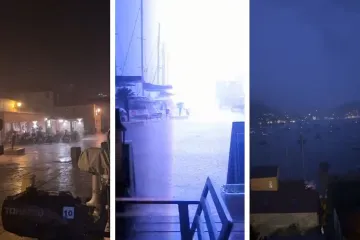 Tuča uništila plodove u Zagorju, oluja poharala Varaždin. Nevrijeme stiglo i u Dalmaciju