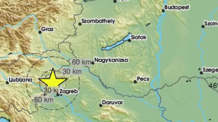 Potres blizu Zagreba: 'Prvo tutnjava pa nekoliko sekundi laganog podrhtavanja'