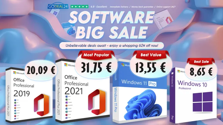 Ugrabi Windows 11 Pro za samo 13.55&euro;, Office 2021 Pro za samo 23.31&euro;!