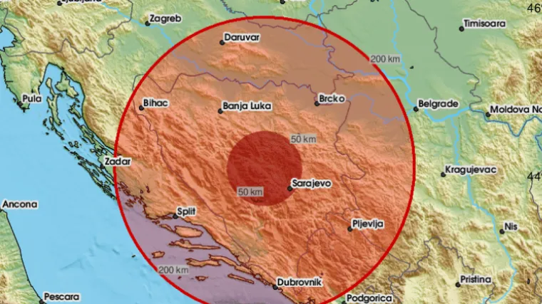 Potres u susjedstvu uplašio građane: 'Poprilično je zatreslo. Kratko brujanje'