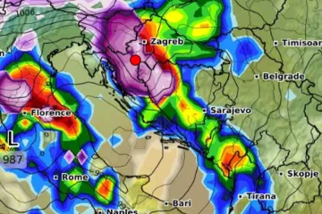 Ledeni val juri prema Hrvatskoj. Promjena će biti drastična, stiže i snijeg