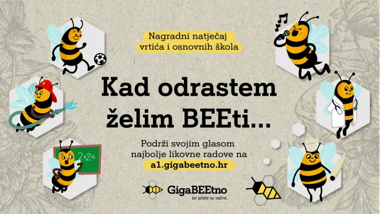 Započelo glasovanje za najbolje dječje likovne radove u sklopu GigaBEEtno projekta