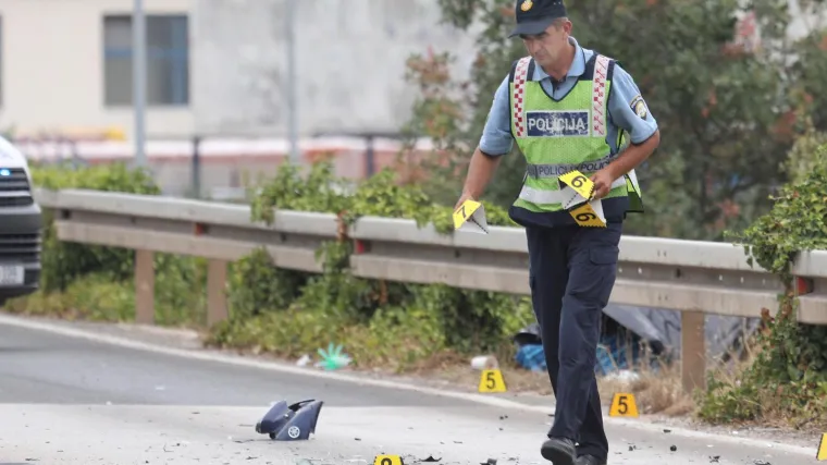 Užas na Jadranskoj magistrali. Poginuo motociklist, sudario se s autom