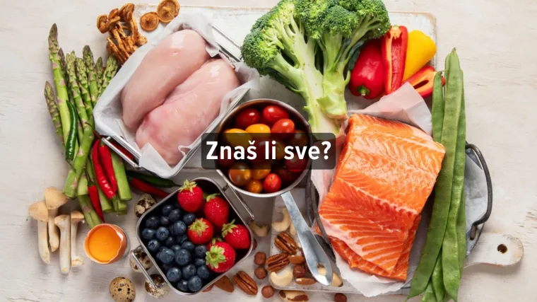 Kviz o hrani - Može&scaron; li imati sve točno?