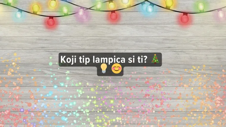 Kviz Koji si tip božićnih lampica?