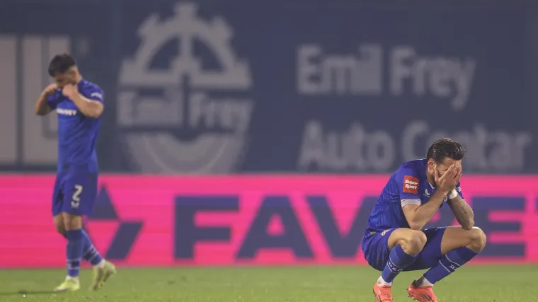 Pogledajte očaj dinamovaca nakon novog kiksa