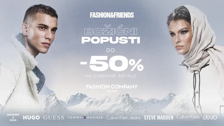 Do 50% na omiljene brendove u Fashion Company trgovinama!
