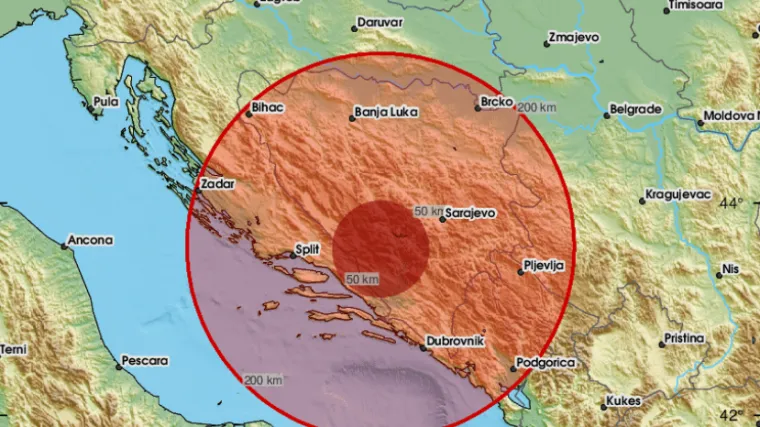 Potres u susjedstvu, osjetio se i u Hrvatskoj: 'Tresnulo dobro, ali kratko'