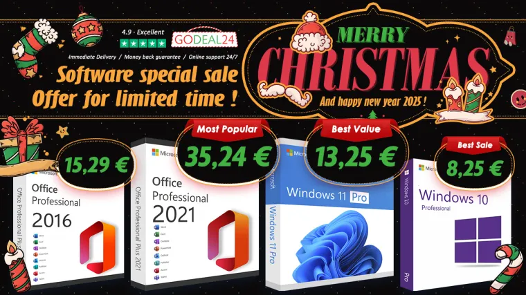 Godeal24 vam donosi Windows 11 Pro za samo 13,25&euro;. Doživotna licenca za MS Office samo 15,29&euro;