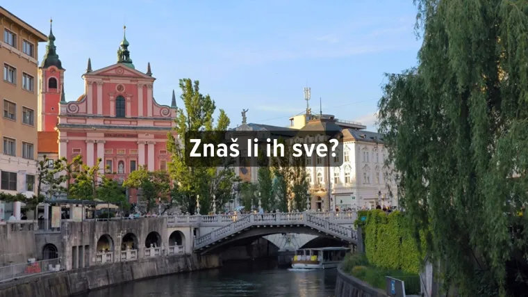 Kviz - Prepoznaje&scaron; li ove gradove Slovenije prema slici?