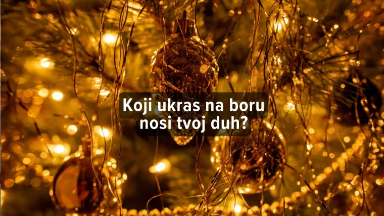 Kviz - Koji si ukras na božićnom drvcu?
