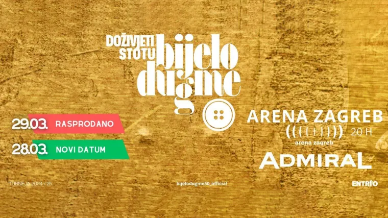 NOVI DATUM! Koncert koji ne smijete propustiti!