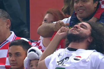 U jednog su Egipćanina na tribinama Arene Zagreb gledali svi: Pogledajte što je radio