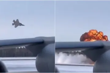 Širi se dramatična snimka trenutka pada borbenog aviona F-35