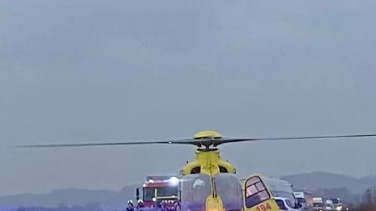 Prva fotografija te&scaron;ke prometne nesreće u Zagorju: Po ozlijeđene stigao helikopter