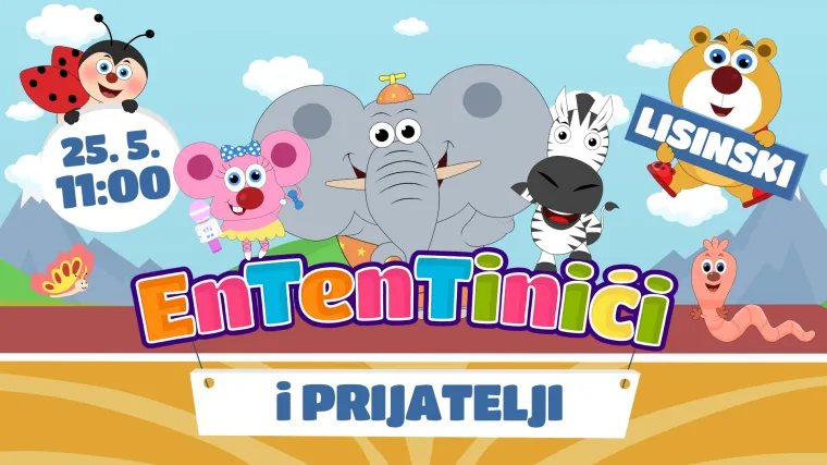 ''ENTENTINIĆI I PRIJATELJI" vas pozivaju na najveseliji koncert ovog proljeća!