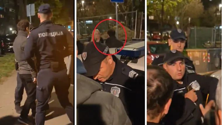 Policija u Srbiji privela mu&scaron;karca i strpala ga u auto. On im pobjegao kroz druga vrata