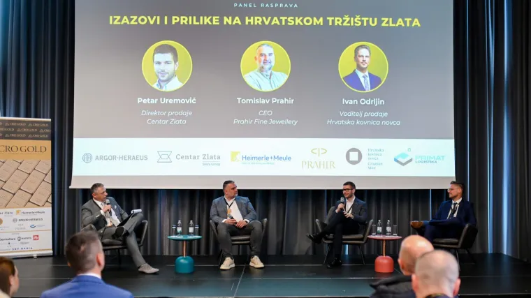 Hrvatska kovnica novca na prestižnoj CROGOLD 2025 konferenciji o zlatu