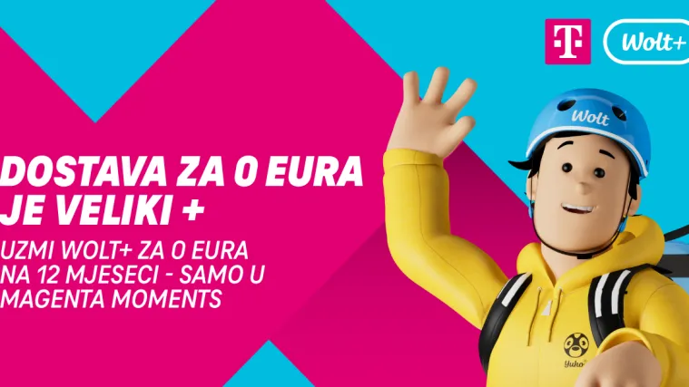 12 mjeseci bez naknade za Wolt+ pretplatu