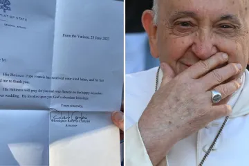 Par objavio pismo pape Franje, njegov potez rasplakao tisuće!