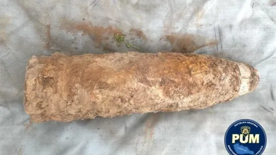 Granata pronađena u Peklenici