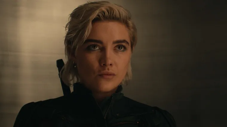 Yelena Belova (Florence Pugh) in Marvel Studios' THUNDERBOLTS*. Photo courtesy of Marvel Studios. © 2024 MARVEL.