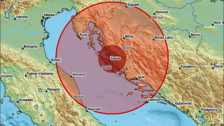 Jači potres u sjevernoj Dalmaciji: 'Dobro je zatreslo'