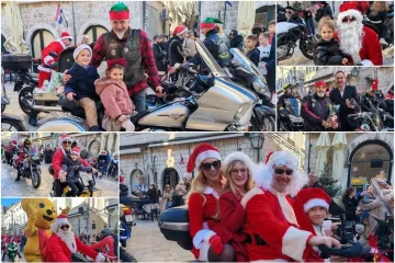 Bučno i veselo na Stradunu: Moto Mrazovi razveselili najmlađe FOTO/VIDEO