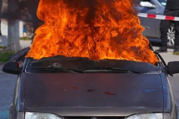 Zavr&scaron;en očevid: Automobil u Na&scaron;icama namjerno je zapaljen