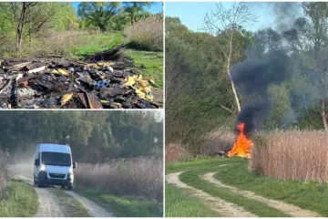 Uz Muru bačeno i zapaljeno smeće, općina traži pomoć građana
