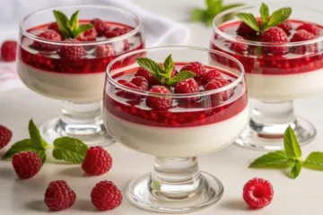 Panna cotta s malinama: Osvježavajući desert gotov za 20 minuta