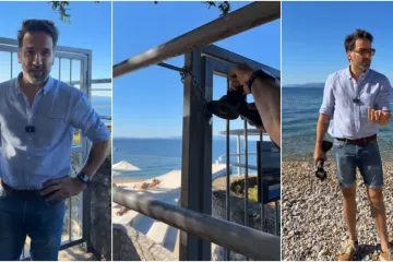Miletić ponovno prerezao lokote i u&scaron;ao na plažu ispod Hiltona: 'Ovo kamenje ovdje, ova plaža, to je pomorsko dobro'