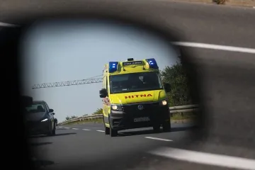 Prometna nesreća na Pagu, te&scaron;ko ozlijeđeni motociklisti