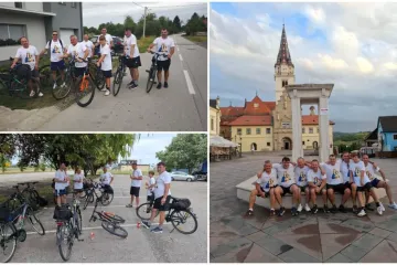 DUGA TRADICIJA Devet biciklista iz Slakovca krenulo prema Mariji Bistrici