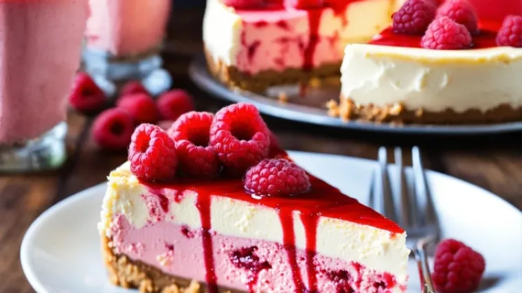 Osvježavajući kolač s malinama i svilenkastom kremom &ndash; bez pečenja