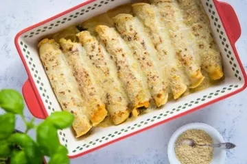 Recept za ukusne zapečene palačinke sa sirom i &scaron;pinatom