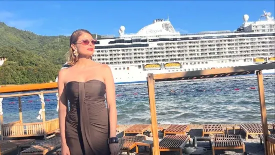 Lejla Filipović zablistala u smeđoj haljini koja odi&scaron;e luksuzom: Ovo je definicija ljetne elegancije