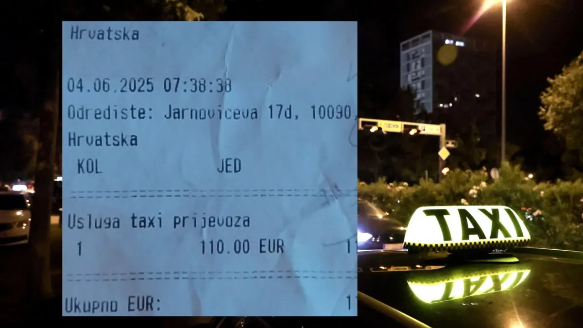 Taksist iz Zagreba naplatio 110 eura za 7 kilometara: 'Prava cijena je 250-300 eura!'