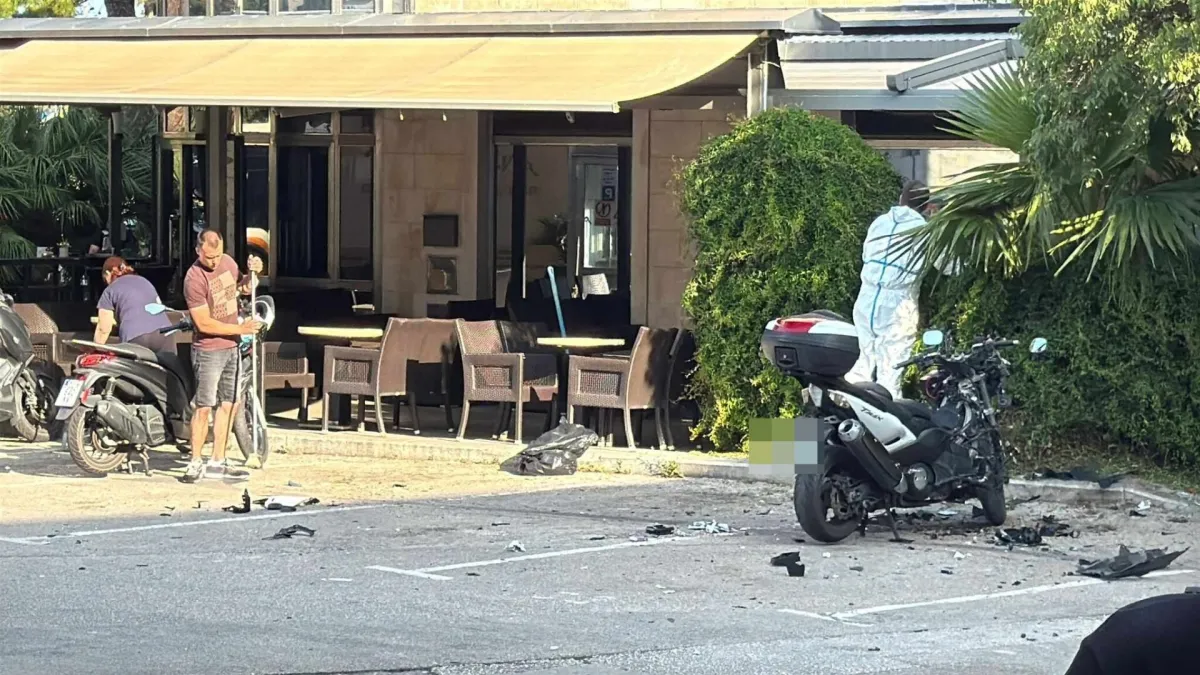 Raznesen motor vlasnika kafića: Parkiralište puno dijelova. Osumnjičen muškarac