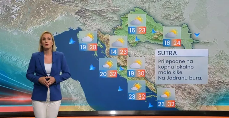 Dramatična promjena vremena na sjeveru, udari vjetra kao da dere bura pod Velebitom
