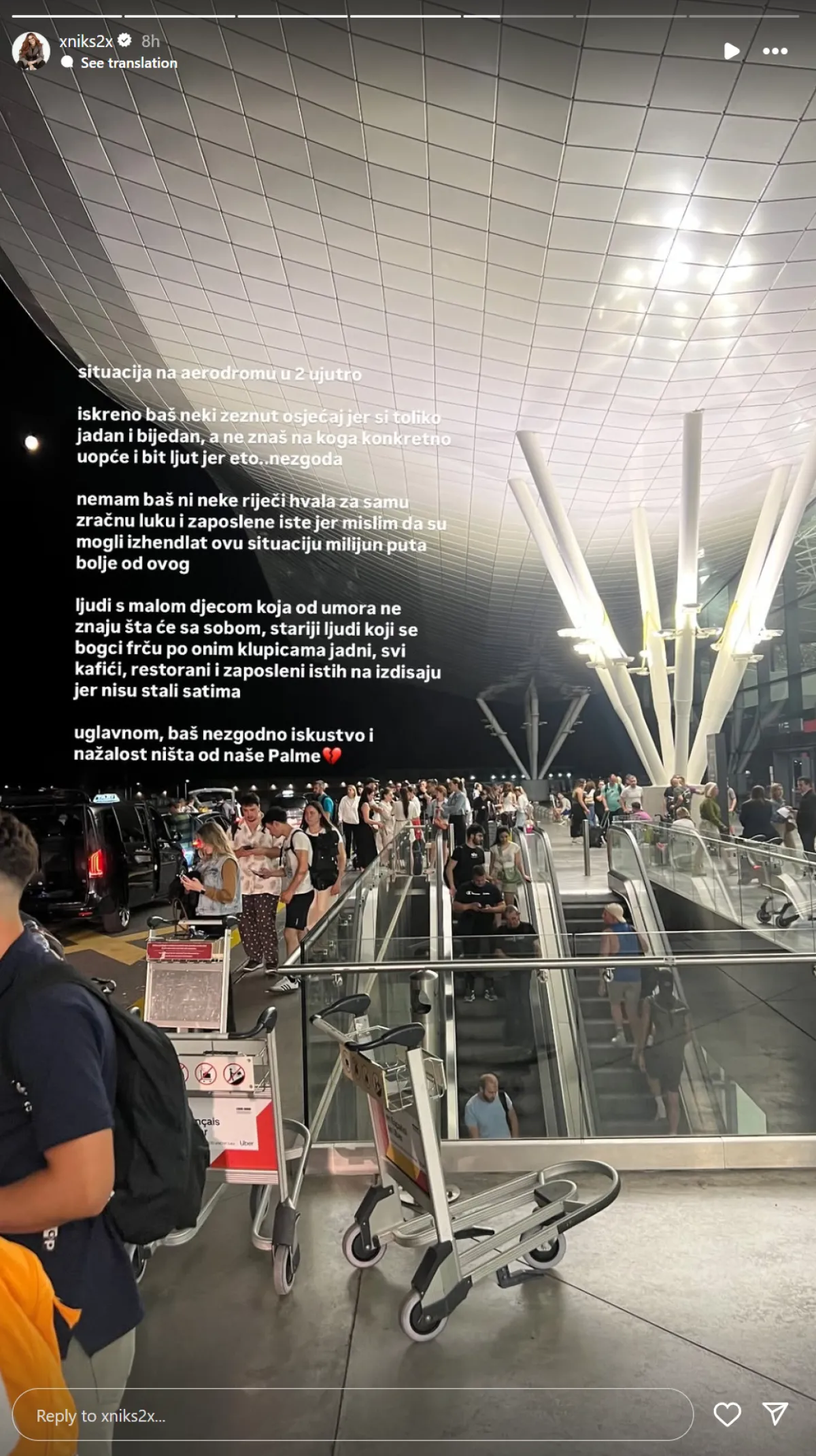 Neočekivana drama na aerodromu: Poznata influencerica i Marko Bošnjak otkrili što se dogodilo