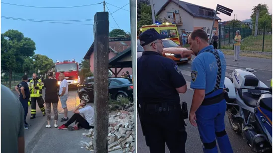 U naletu automobila stradalo dijete, prevezeno je u Klaićevu