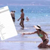 Vikend kao stvoren za plažu: Pogledajte temperature mora, negdje je već u 8 ujutro bilo 25°