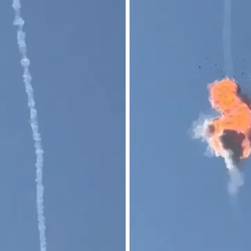 Dramatična snimka rušenja iranskog drona: Ništa ne može promaknuti 'Željeznoj kupoli'