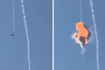 Dramatična snimka rušenja iranskog drona: Ništa ne može promaknuti 'Željeznoj kupoli'