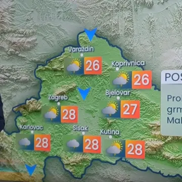 Stiže kratko osvježenje od vrućina: Evo gdje se očekuje grmljavinsko nevrijeme
